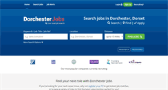 Desktop Screenshot of dorchesterjobs.co.uk