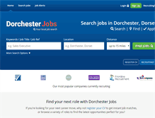 Tablet Screenshot of dorchesterjobs.co.uk